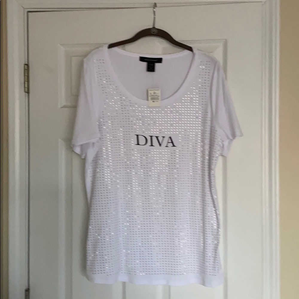 Ashley Stewart Diva Shirt Size 14/16